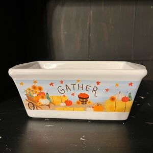 Royal Norfolk Fall Harvest Mini Ceramic Loaf Pan